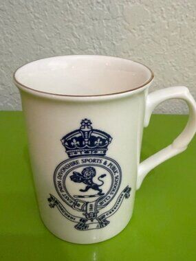 Collectible ceramic mug featuring for the East India Devonshire Sport & Public